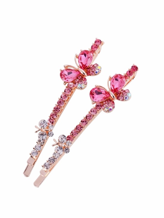 Accessories - 2PK Crystal Butterfly Hair Pins NWT BUY NOW PRICE